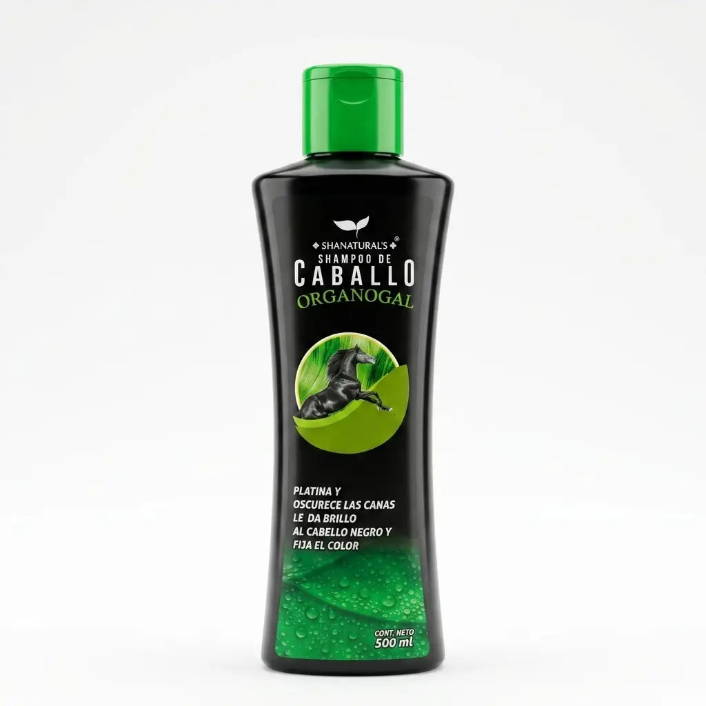 Shampoo Caballo Organogal; 500ml, Shanaturals.