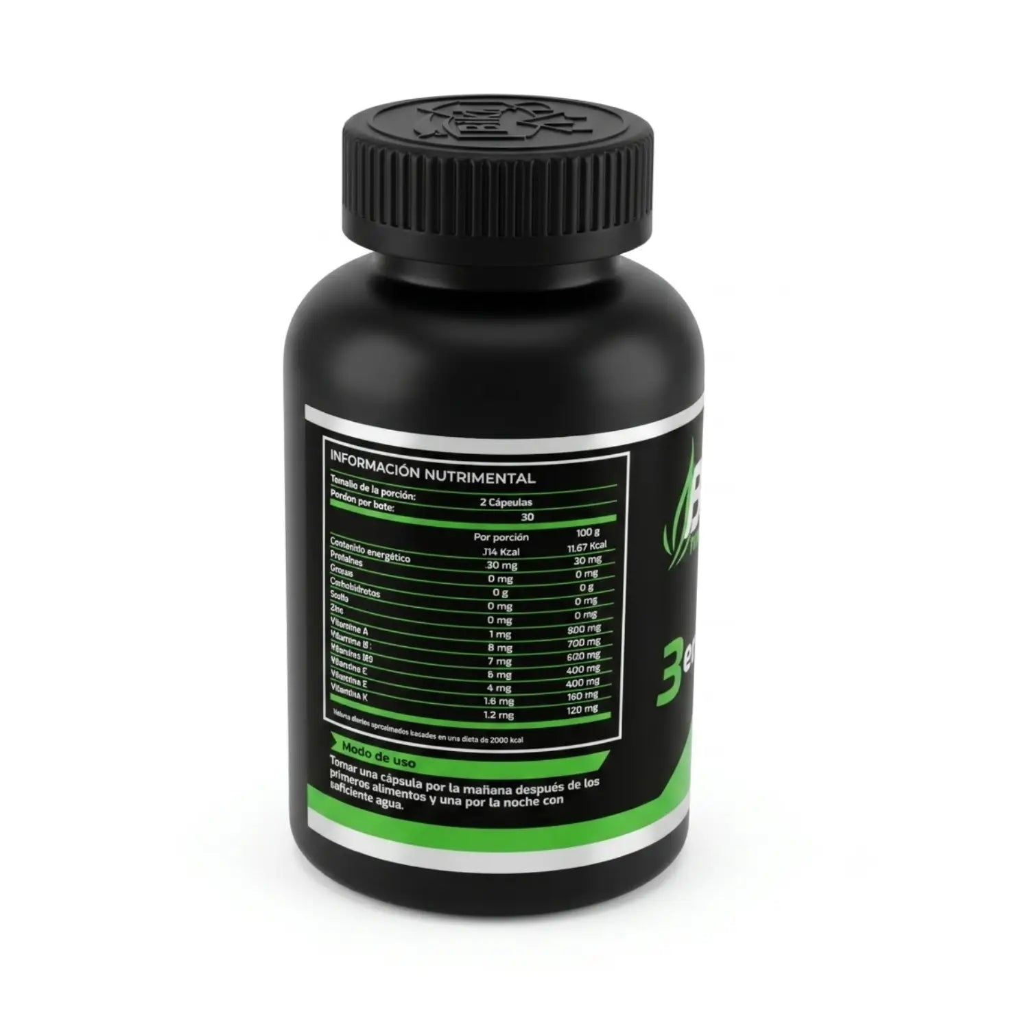 Biki Trim 3 en 1; 60 Cápsulas de 500mg, Energreen.