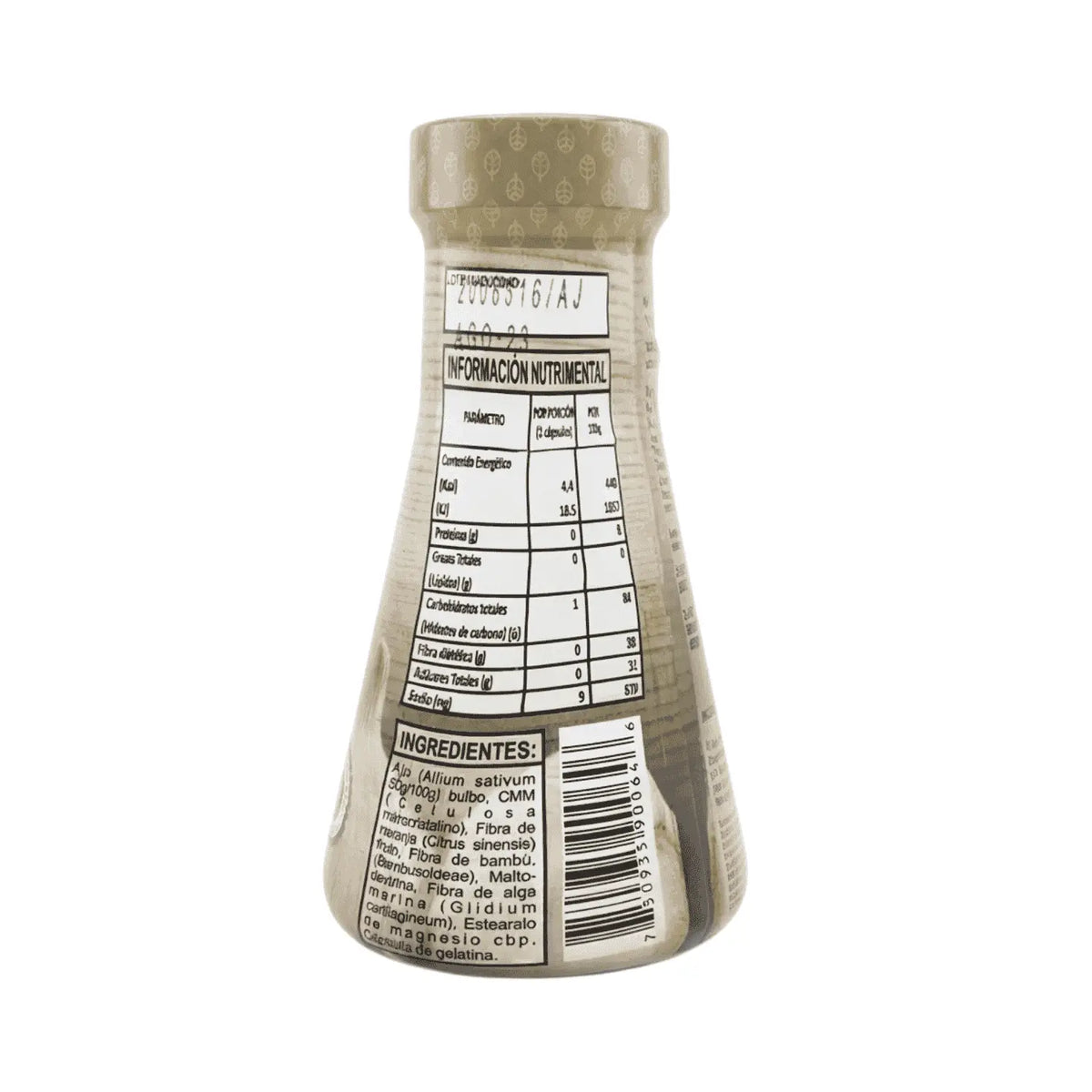 Ajo; 60 Capsulas de 500mg; Vitamorin Laboratoios.