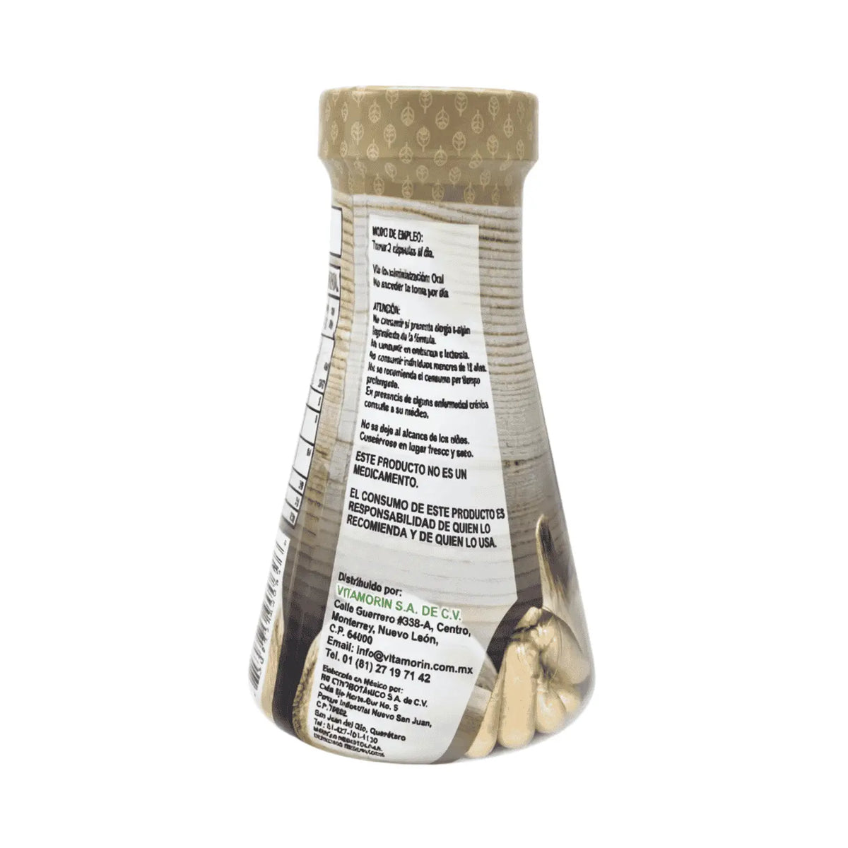 Ajo; 60 Capsulas de 500mg; Vitamorin Laboratoios.
