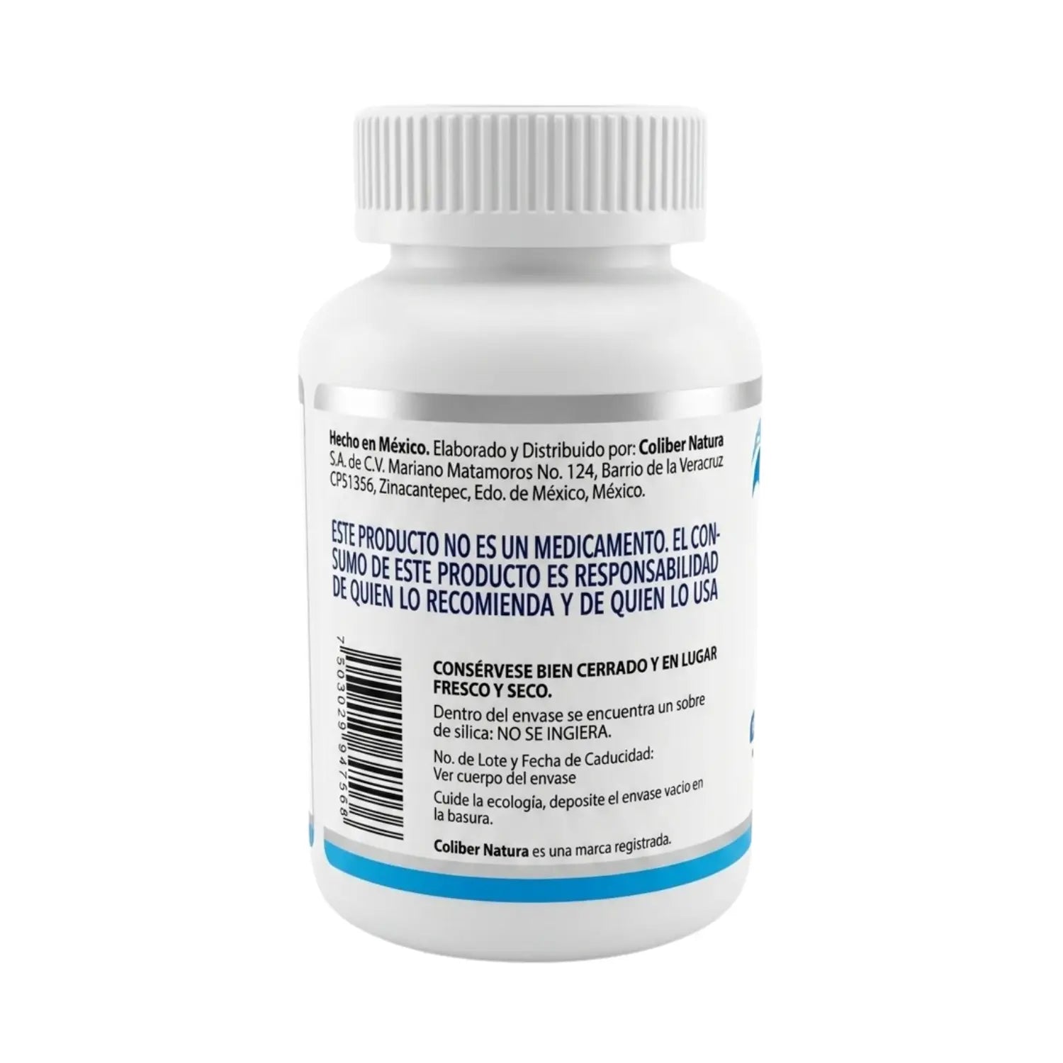 Alga Spirulina; 90 Capsulas, Coliber Natura.
