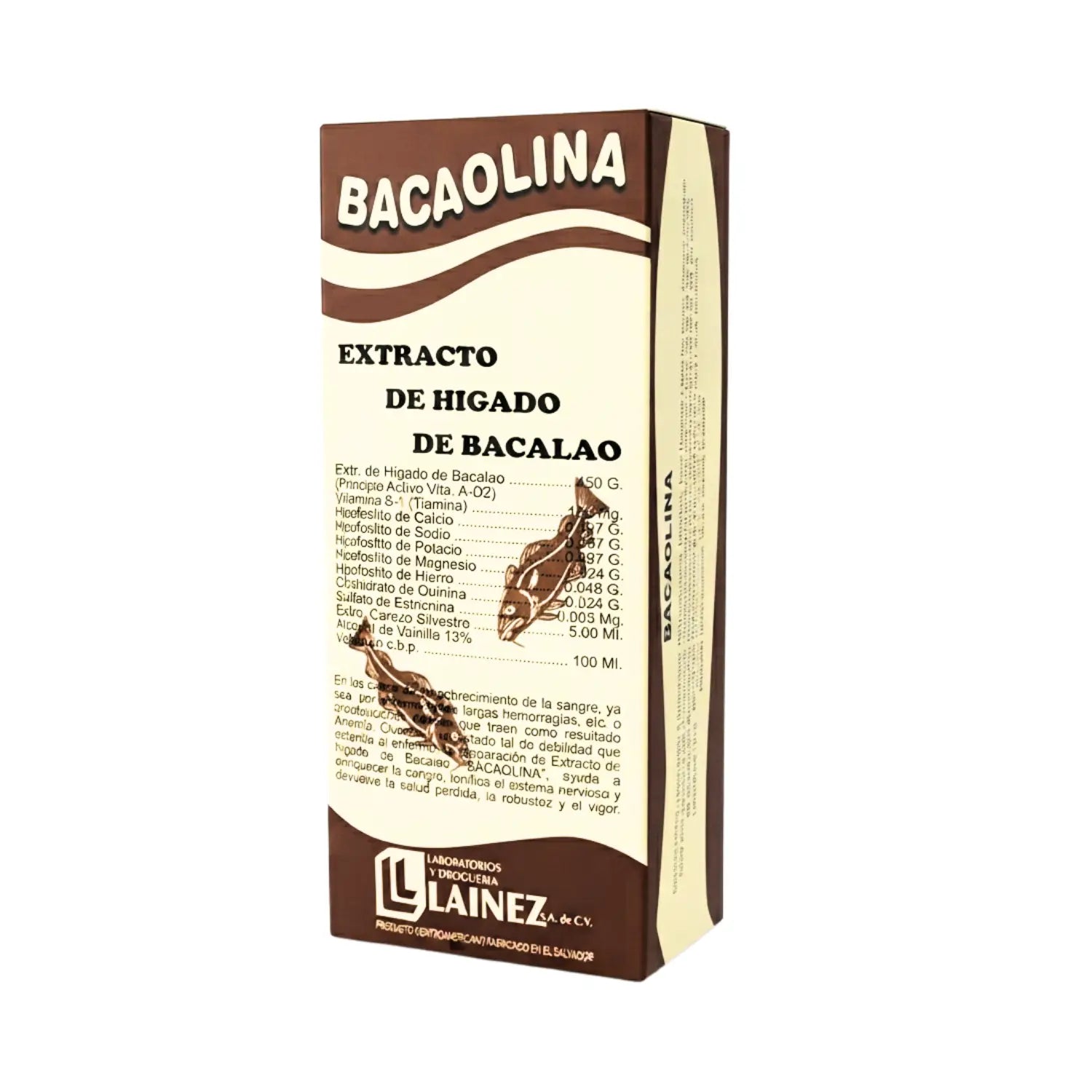 Extracto Bacaolina; 340 ml, Lainez.