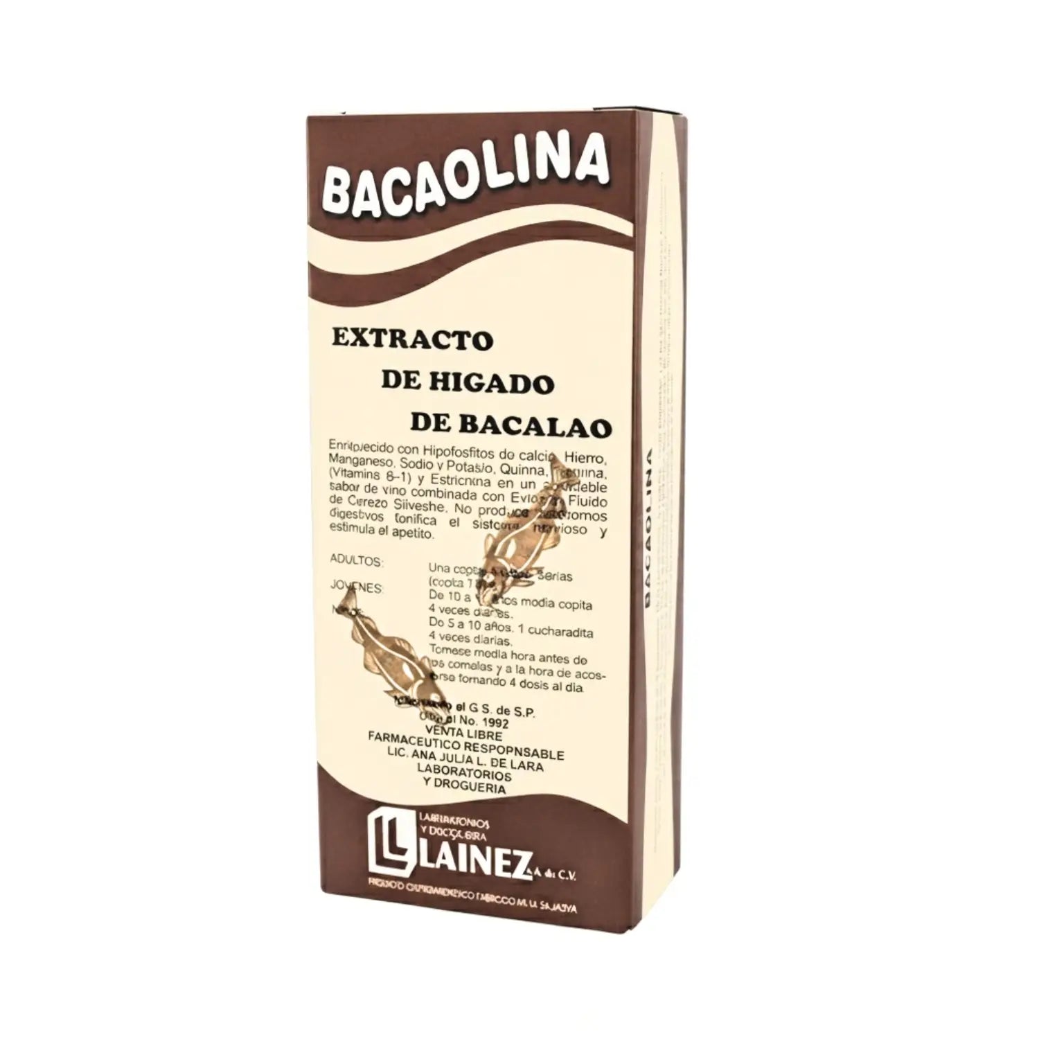 Extracto Bacaolina; 340 ml, Lainez.