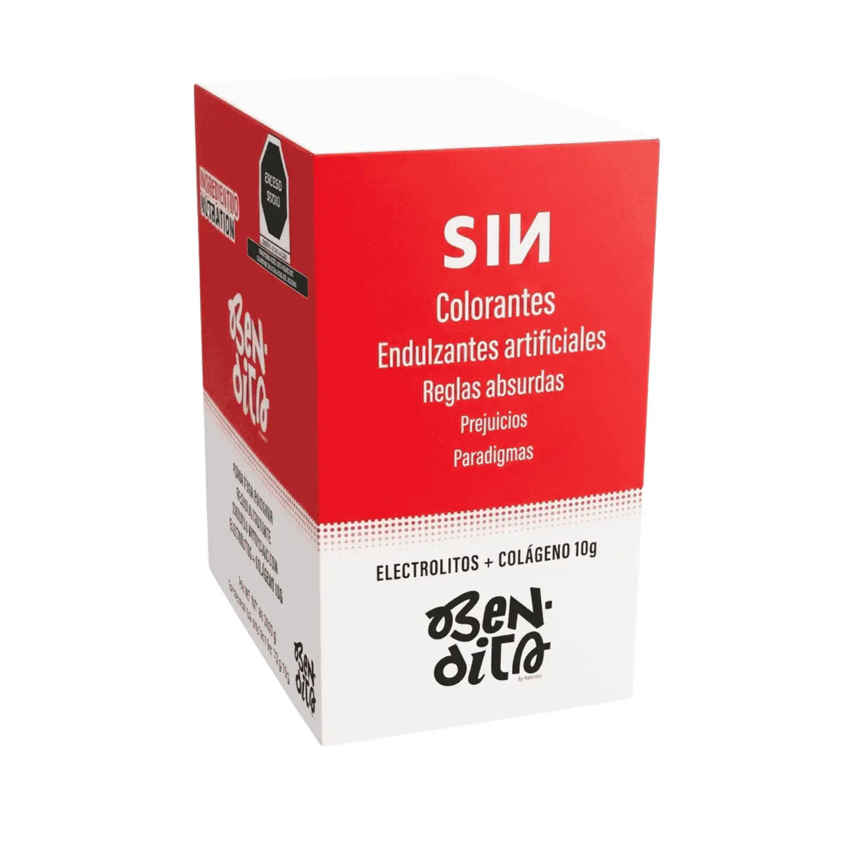Electrolito + Colágeno; 14 Sobres de 19grs, Bendita.