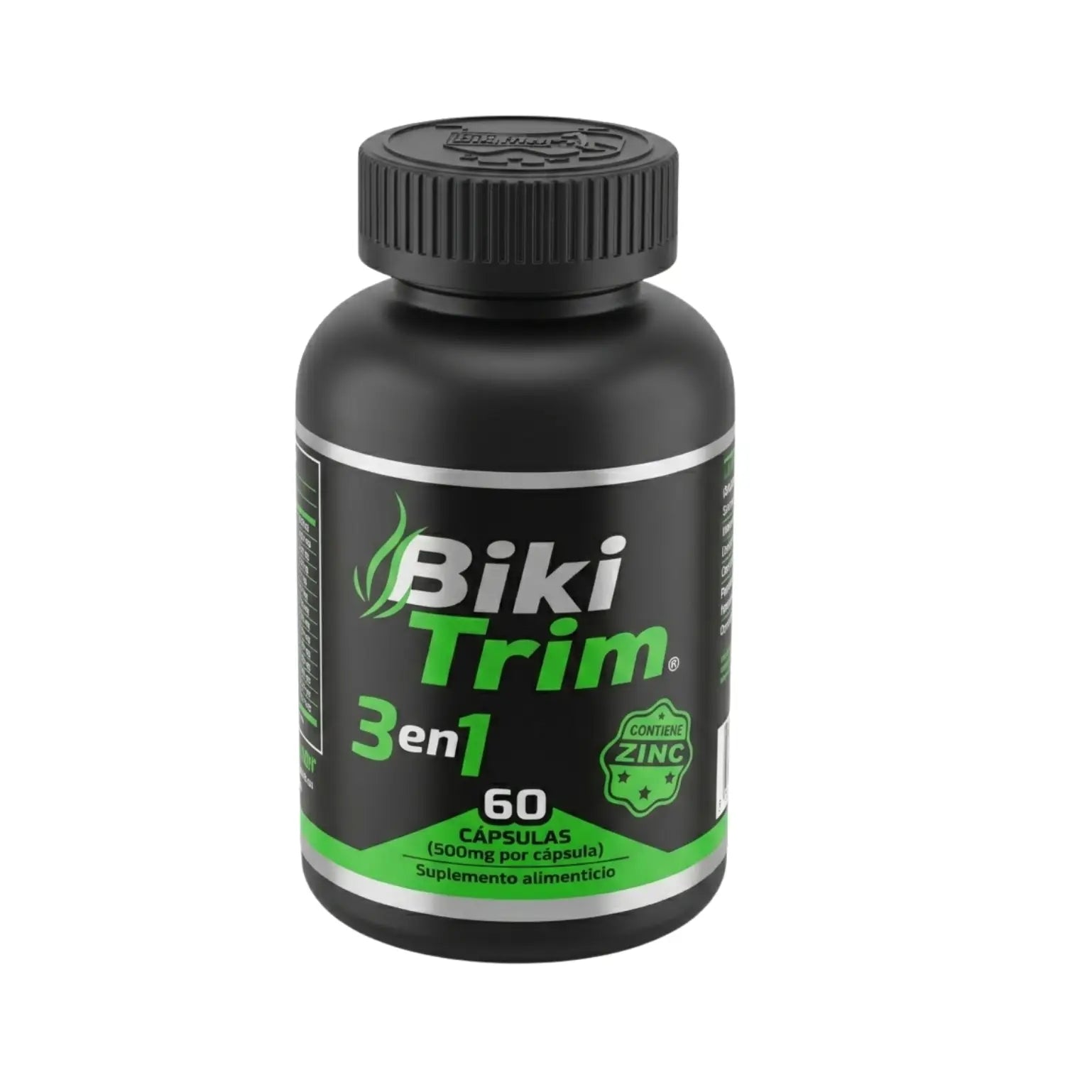 Biki Trim 3 en 1; 60 Cápsulas de 500mg, Energreen.