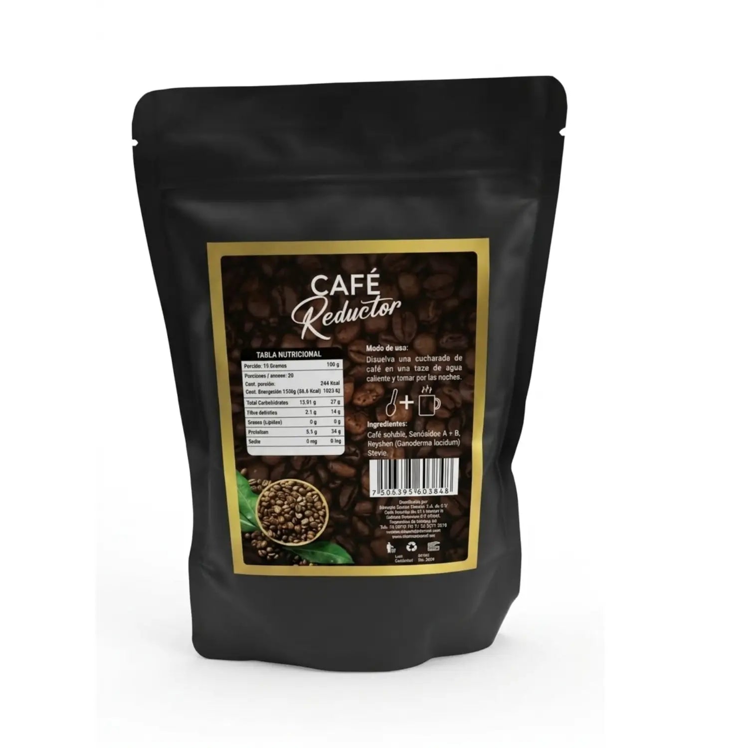 Cafe Reductor con Ganoderma; 300gr; Cosmo Natural