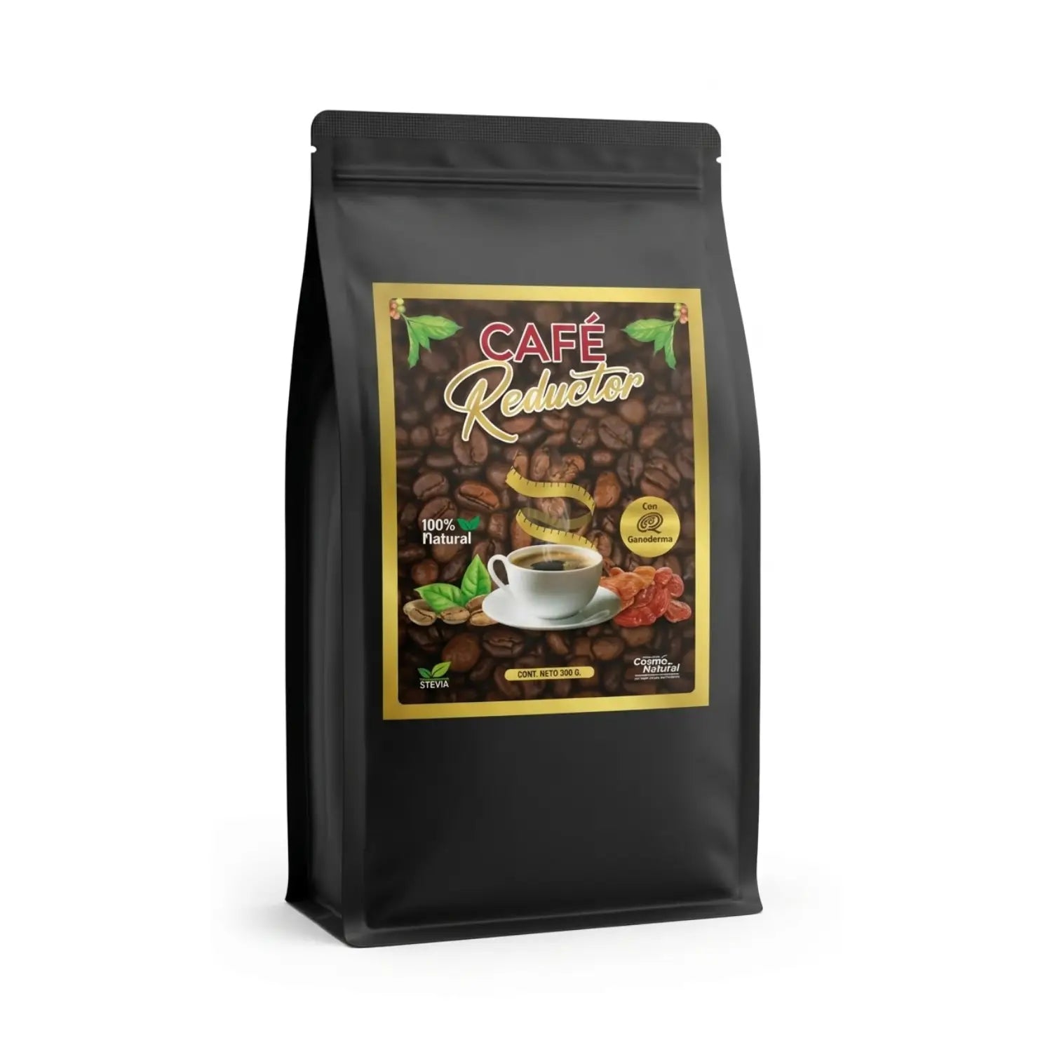 Cafe Reductor con Ganoderma; 300gr; Cosmo Natural