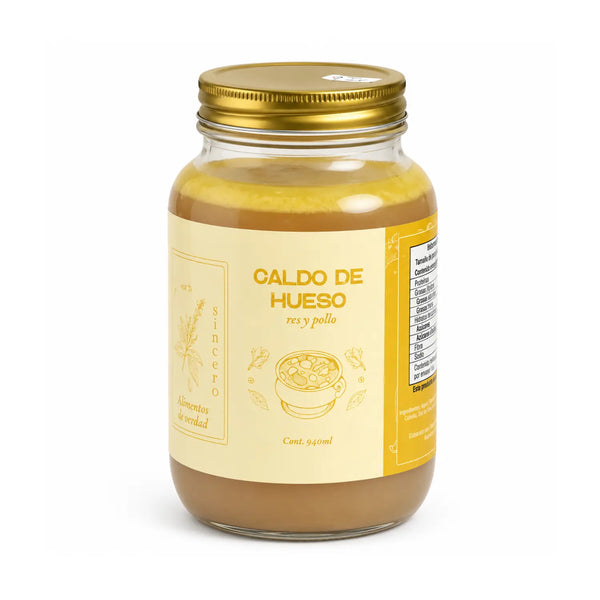 Caldo de Hueso Res y Pollo