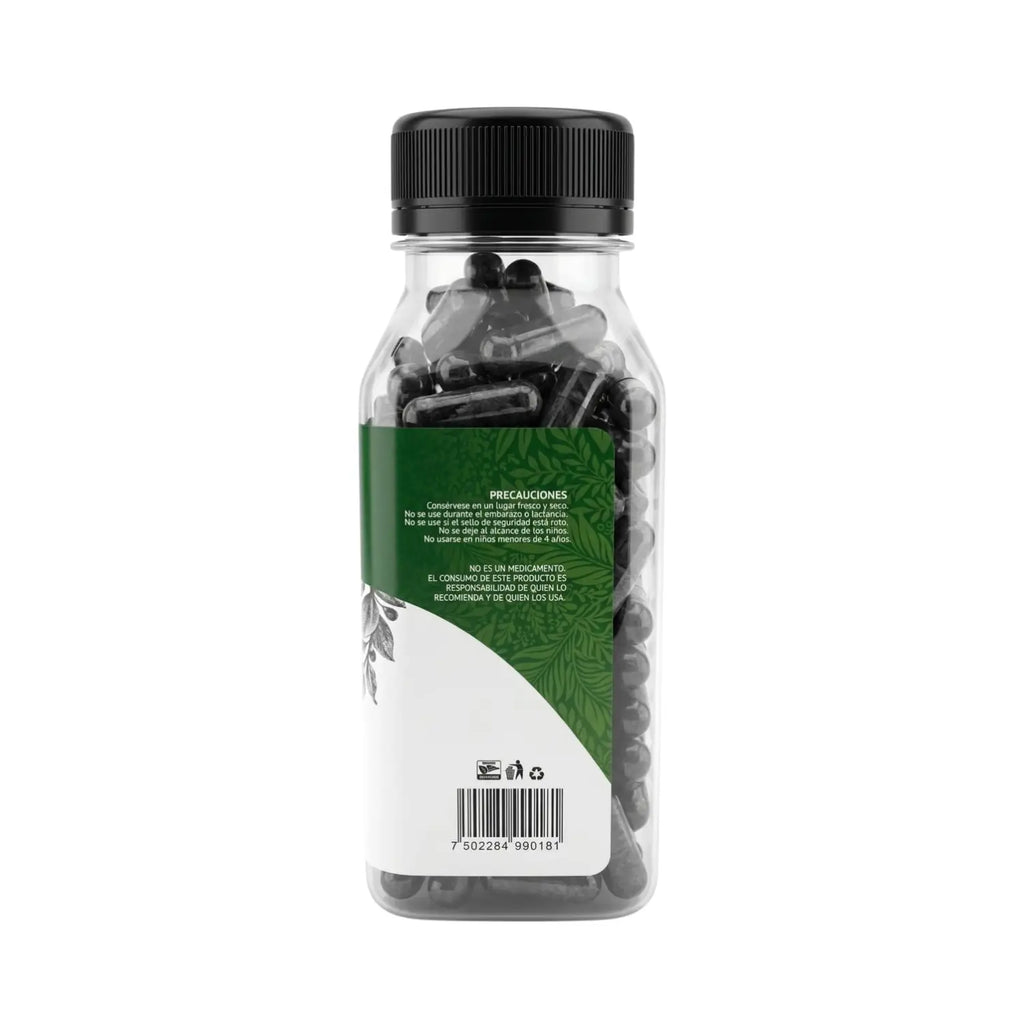 Capsulas de Carbón; 150 Capsulas 500mg, Shanova.
