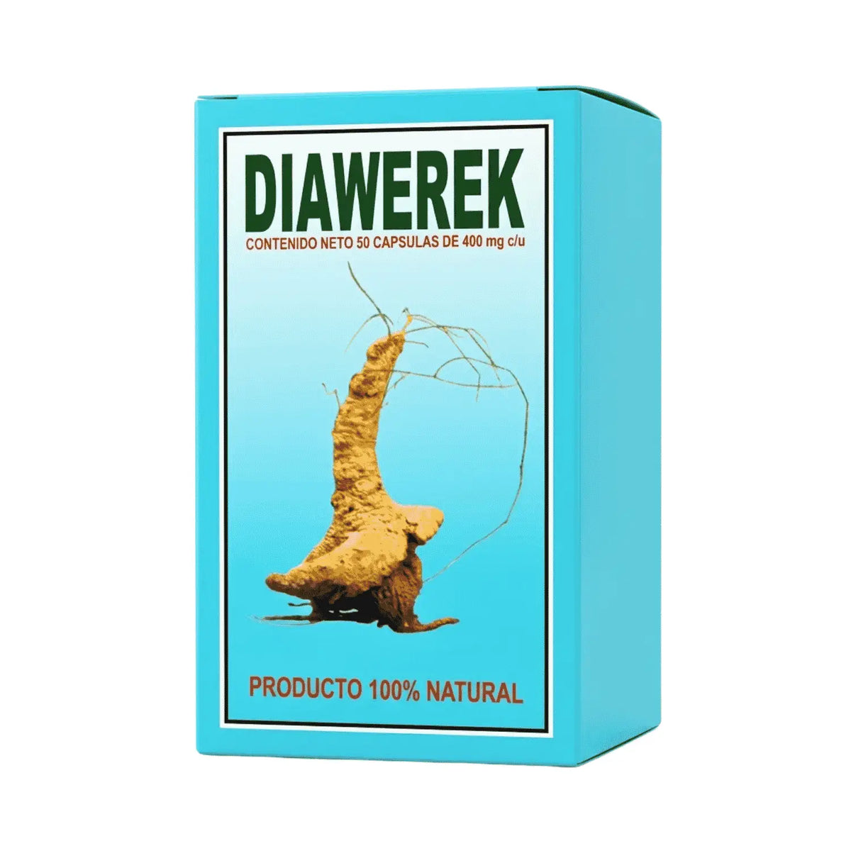 Diawerek; 50 Capsulas de 400mg,Azteca.
