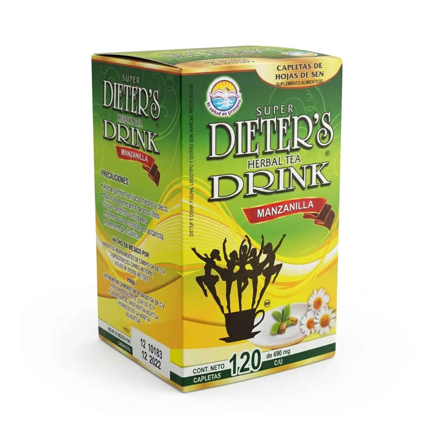 Dieter´s Drink con Manzanilla 120 Capletas de 690 mg