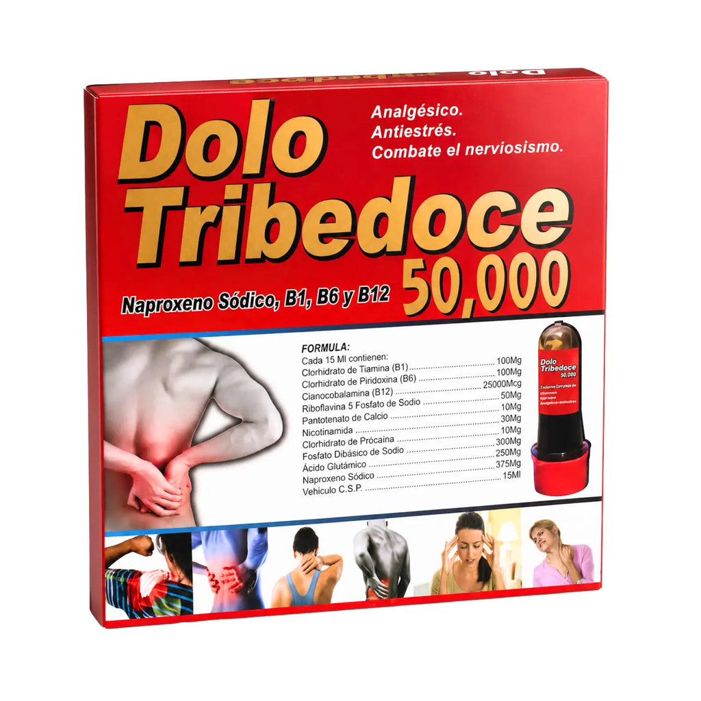 Dolo Tribedoce 50 000; 10 Microbotellas de 15 ml.