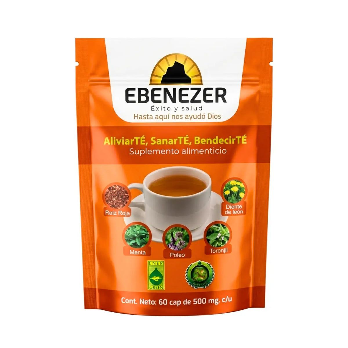 Ebenezer ; 60 Capsulas, Fuerza Natural.