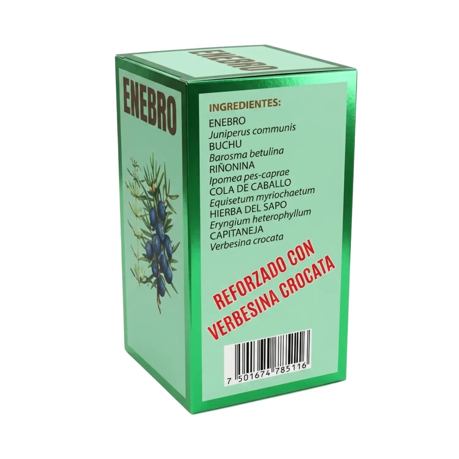 Enebro; 150 Tabletas de 400mg, Azteca.