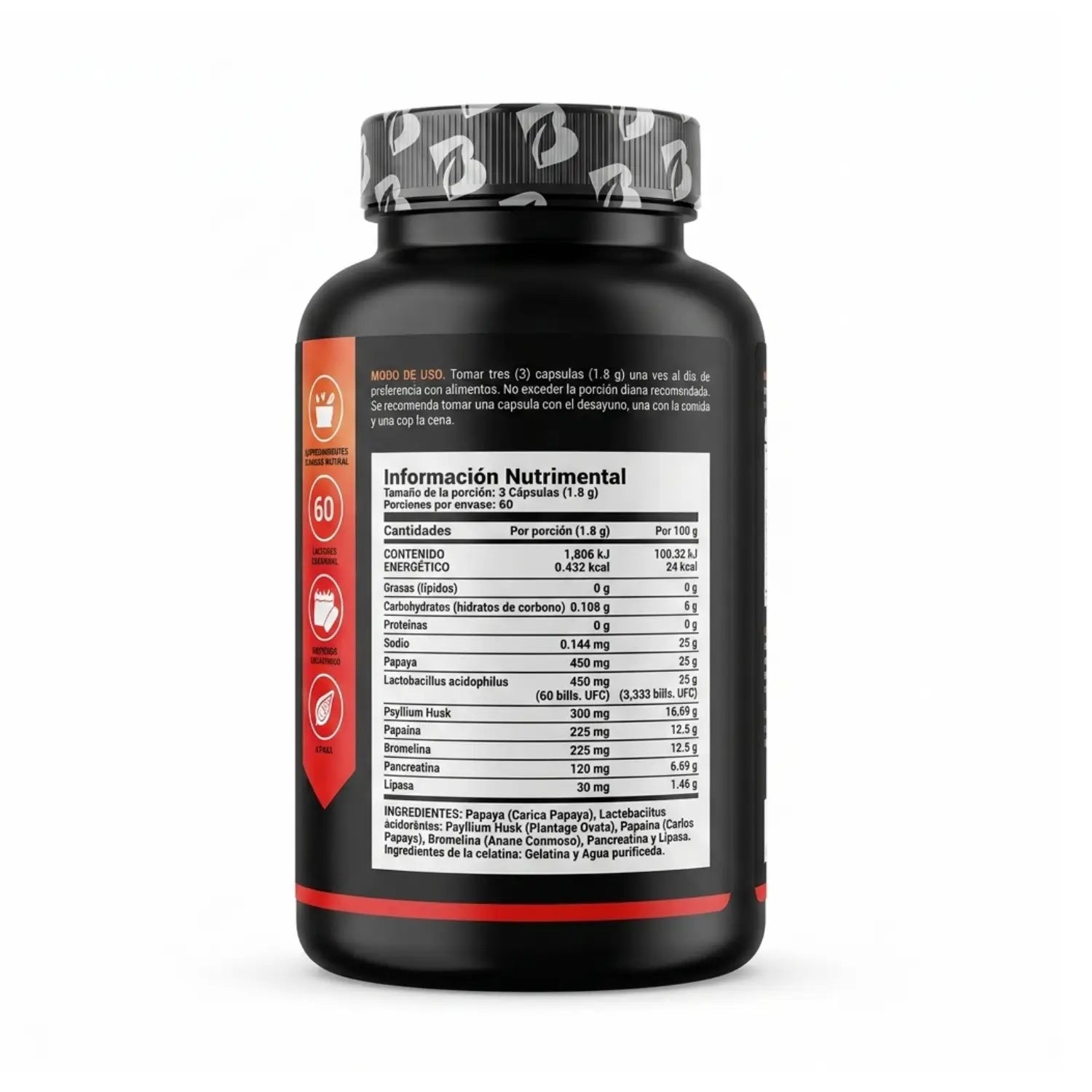 Enzym blend ; 180 cápsulas, Blife.