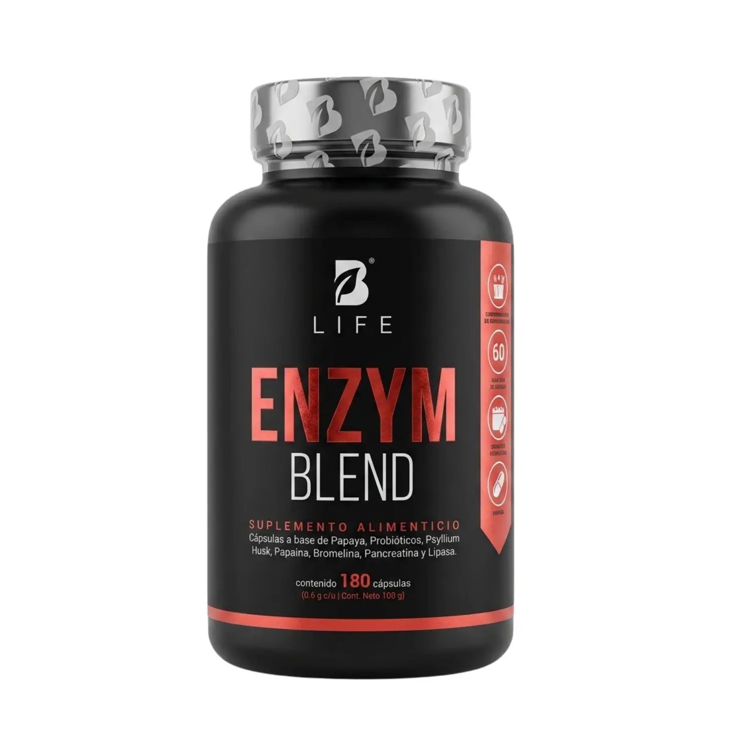 Enzym blend ; 180 cápsulas, Blife.