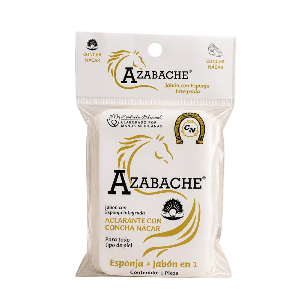 Jabón con Esponja Aclarante; Azabache Cosmo Natural