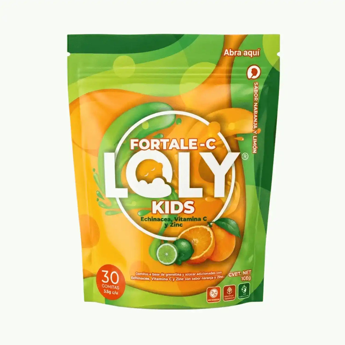 Fortale-C Loly KIDS; 30 Gomitas; Lolly Vit