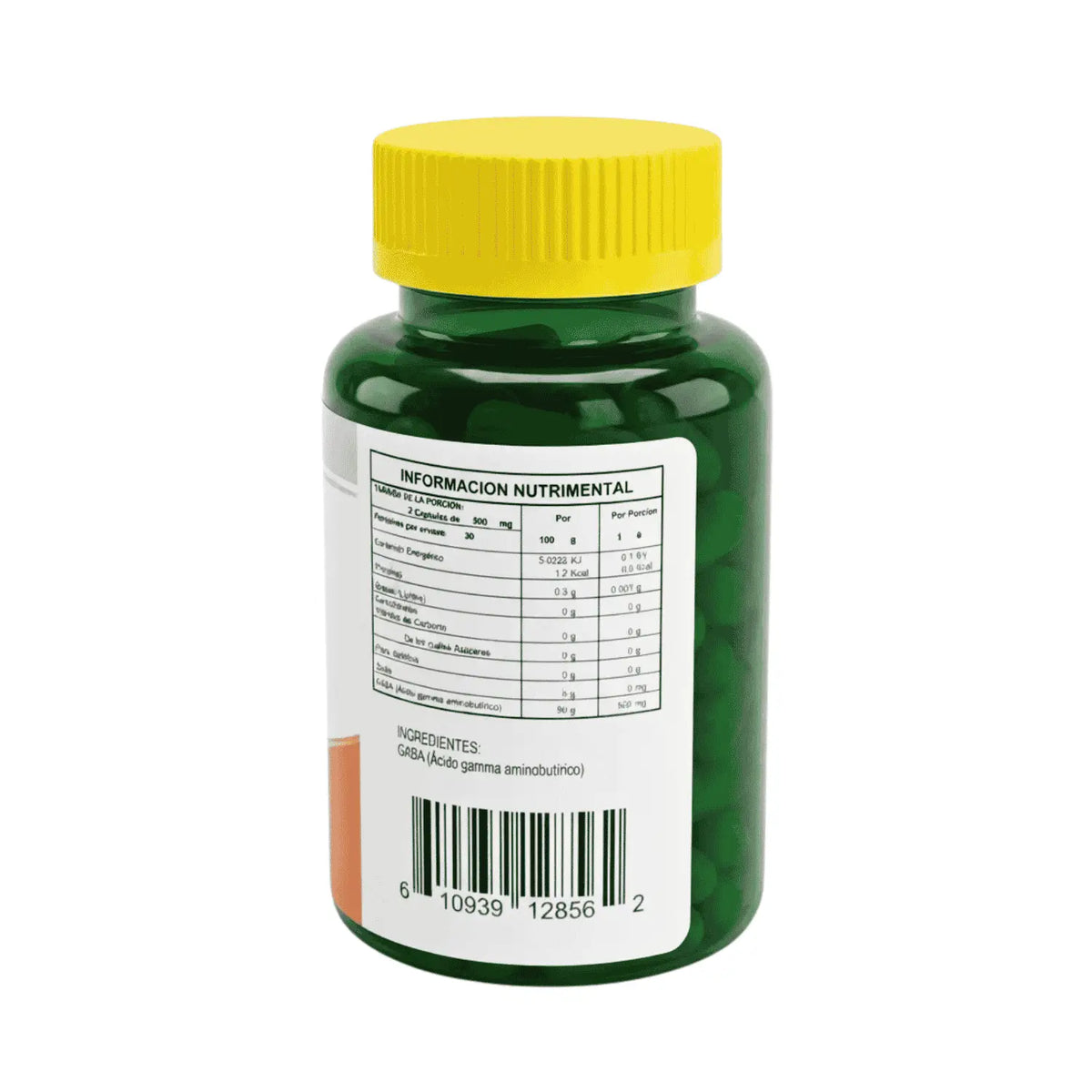 Gaba; 60 Cápsulas de 500mg, Energreen.