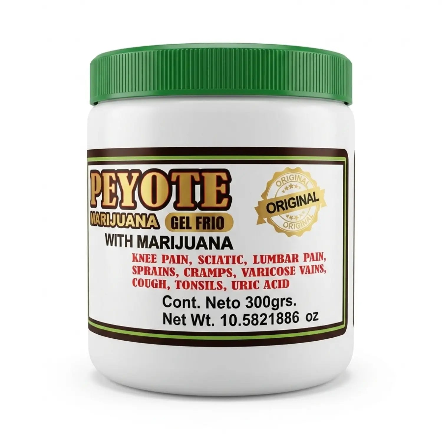 Gel  Peyote Reforzado c/  Marihuana;300gr,(Nueva Presentación).