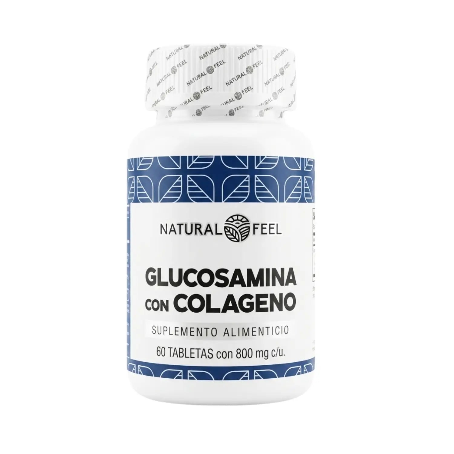 Glucosamina c/Colágeno; 60 Tabletas, Natural Feel.