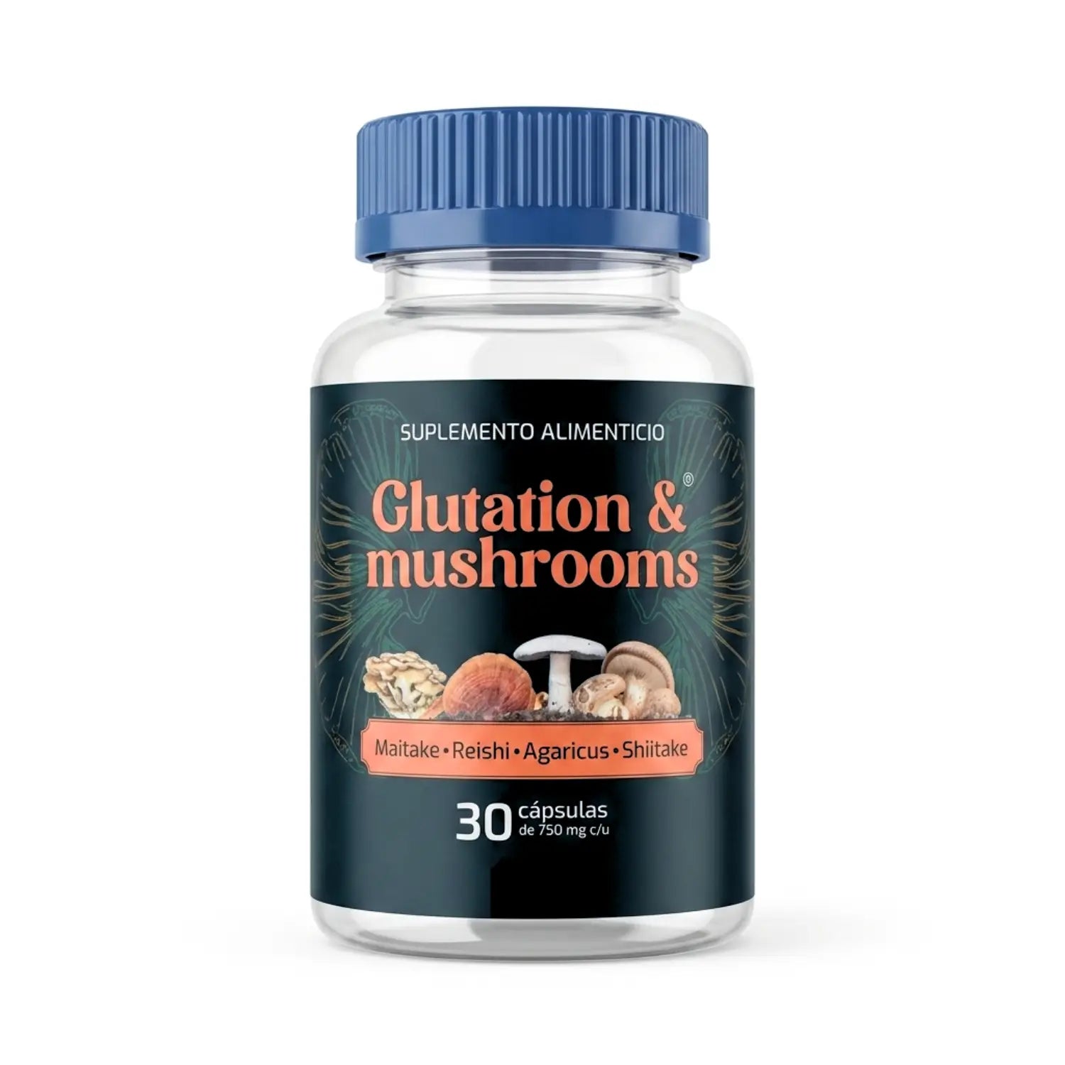 Glutation & mushrooms ; 30 cápsulas, Energreen.
