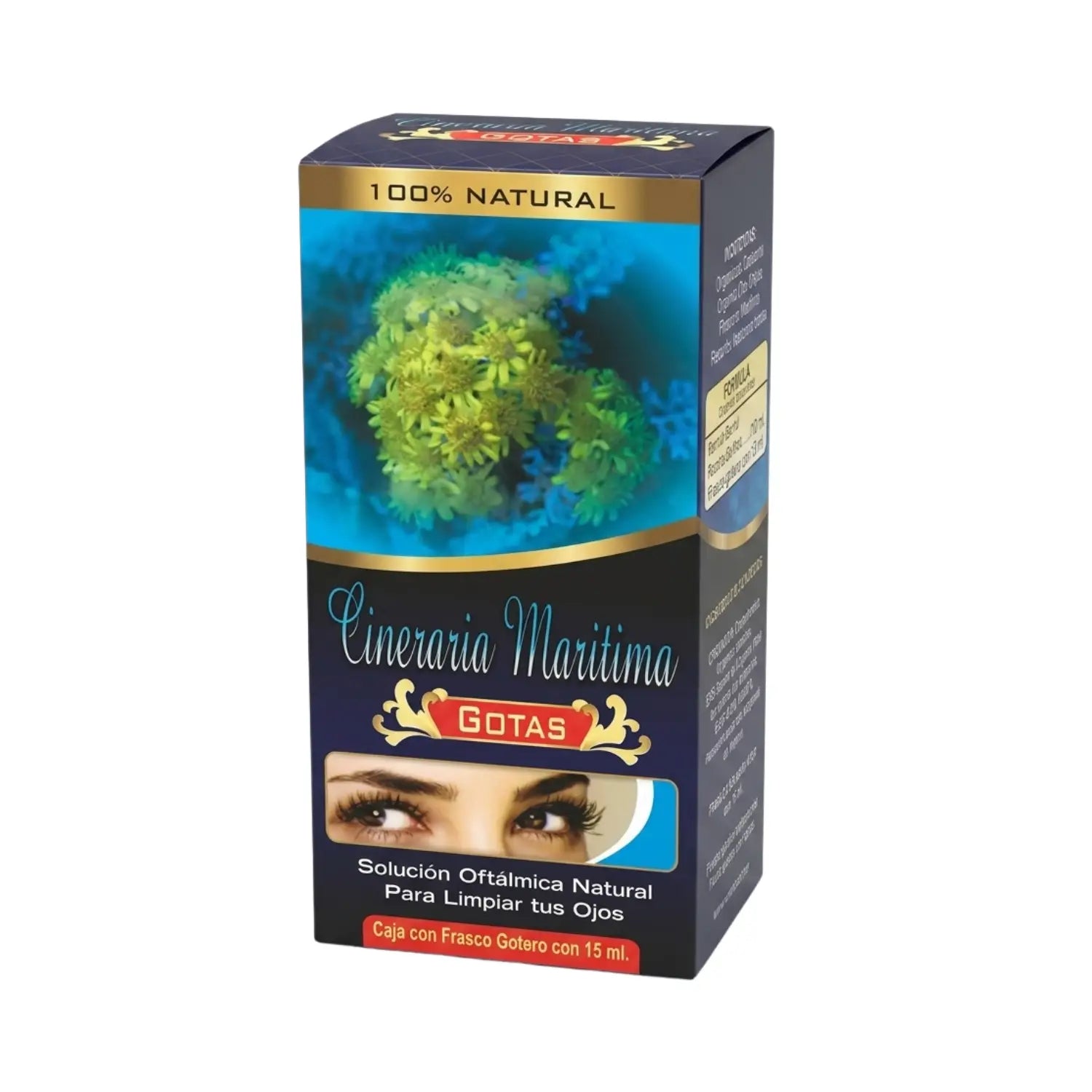 Cineraria Maritima Gotas;15ml, Cosmo Natural.