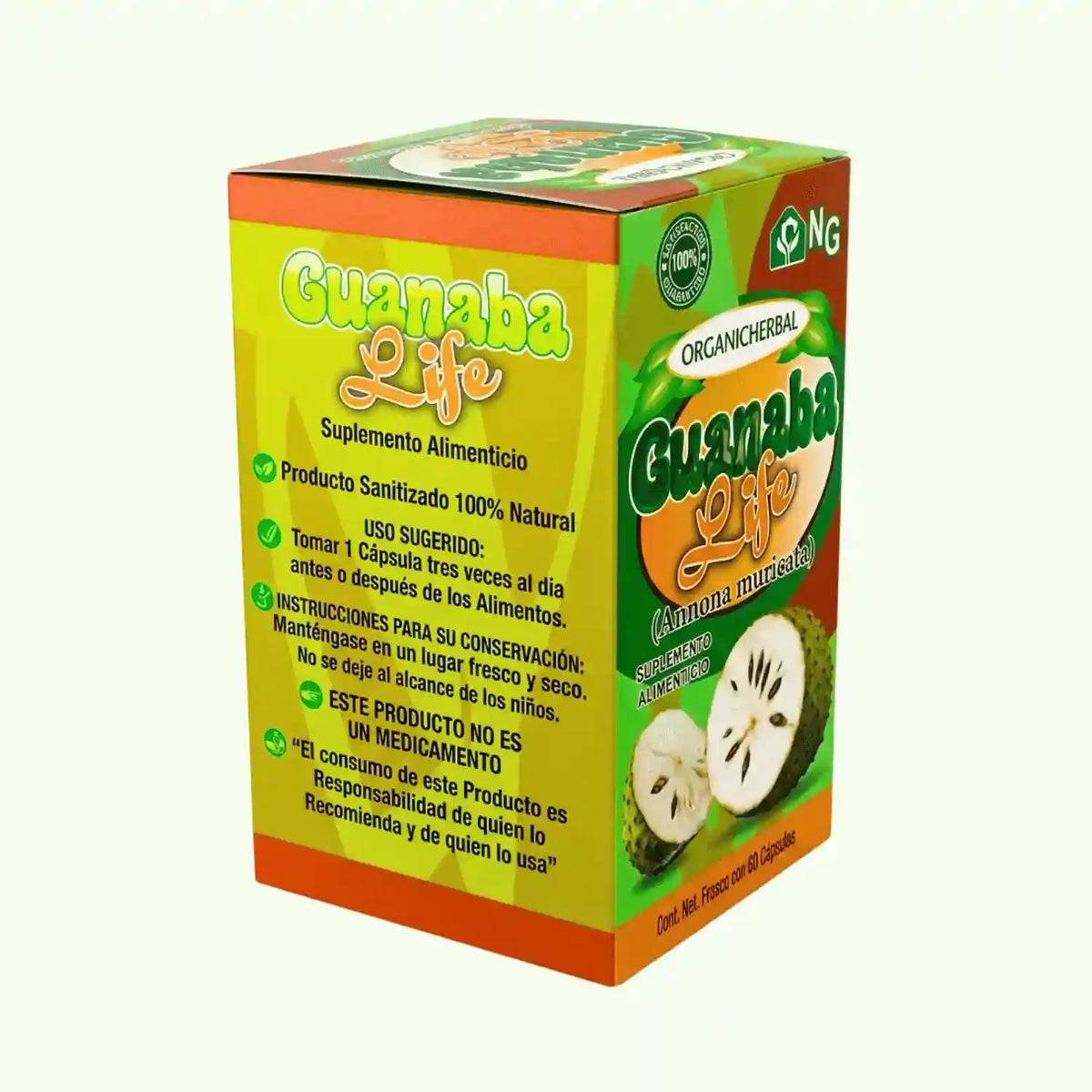 Guanabana Life; 60 Capsulas, NG.