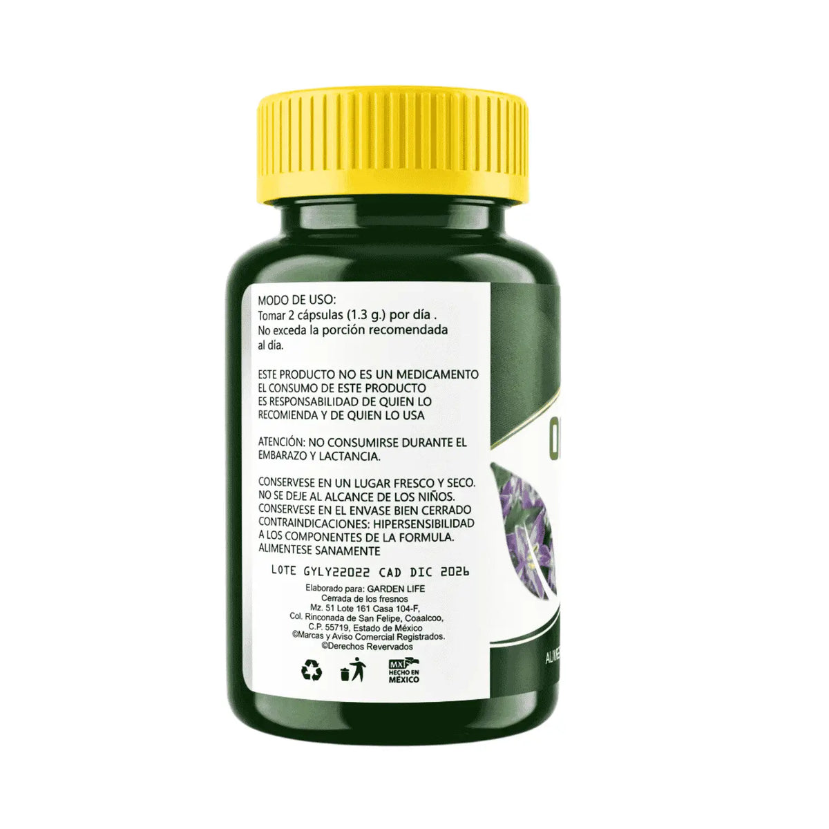 Guayacol Lyptus ; 60 Cápsulas de 650mg, Energreen.