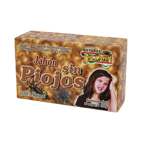 Jabon Sin Piojos, 100 gr, Yaz.