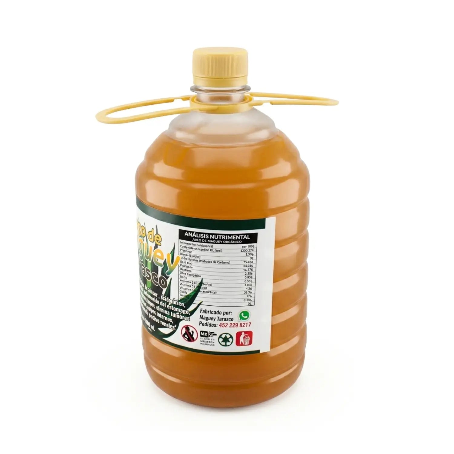 Jugo Maguey Natural; 1Lt, El Tarasco.