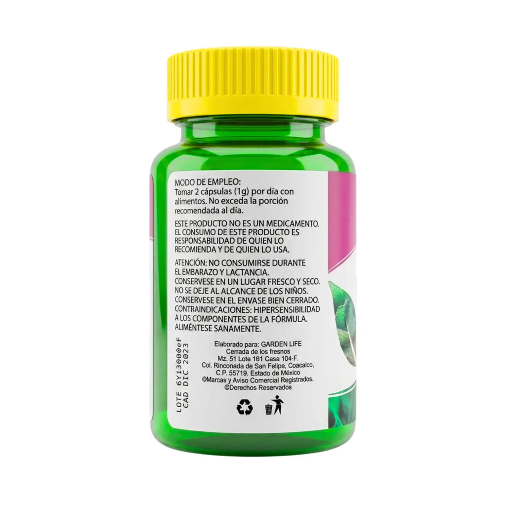 Kalanchoe ; 60 cápsulas de 500mg, energreen.