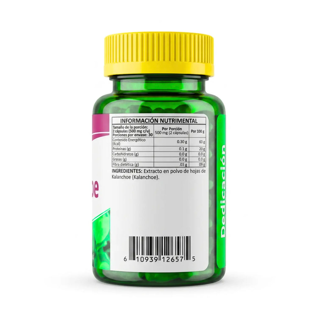 Kalanchoe ; 60 cápsulas de 500mg, energreen.