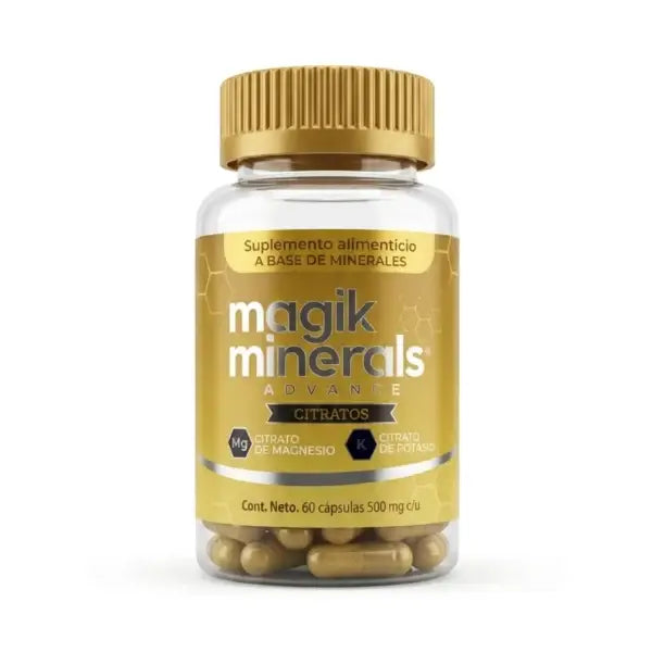 Magik minerals advance dorada; 60 cápsulas , garden life.