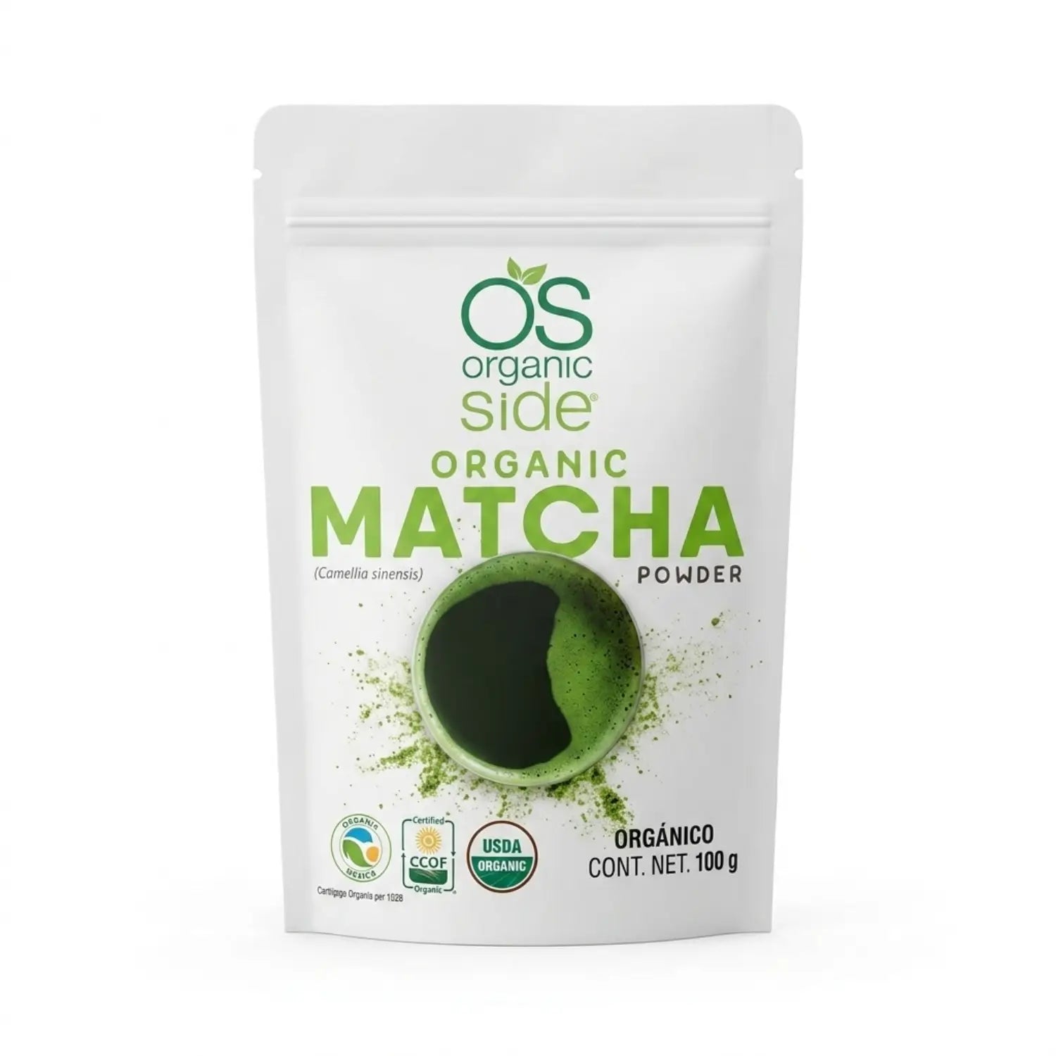 Polvo Matcha; 100gr, Organic Side.