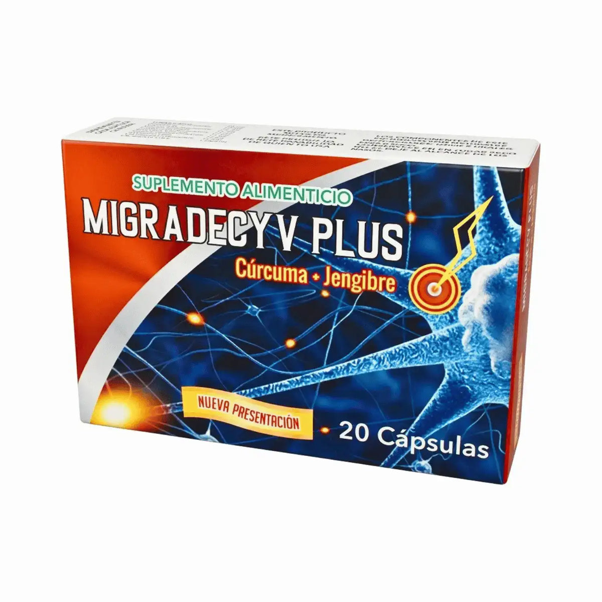 Migradecyv Plus; 20 Capsulas, La Espiga.