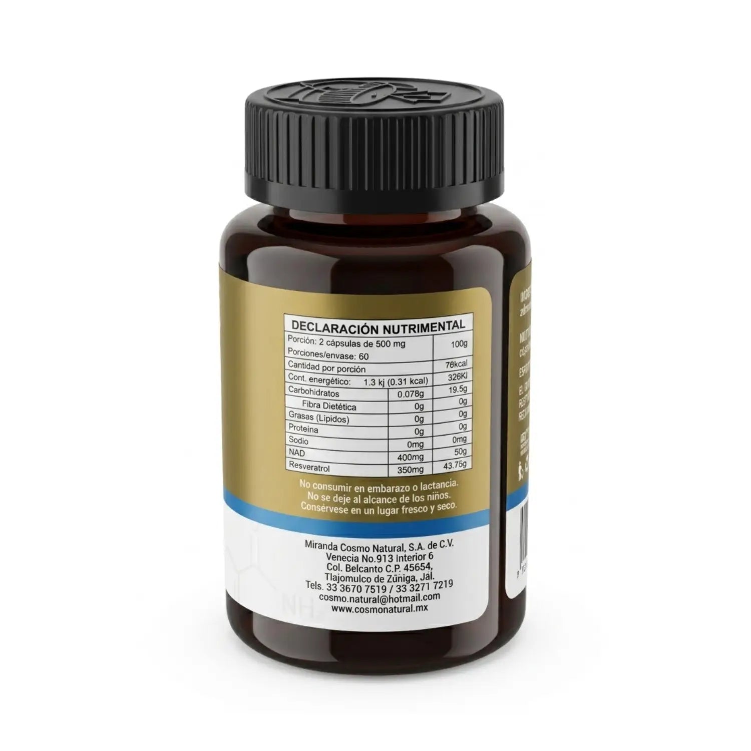 Nad + Resveratrol Cápsulas