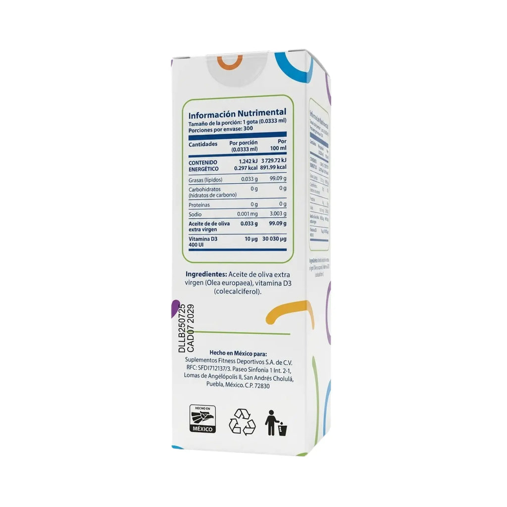 Olive oil D3 little ; 10ml, Blife.