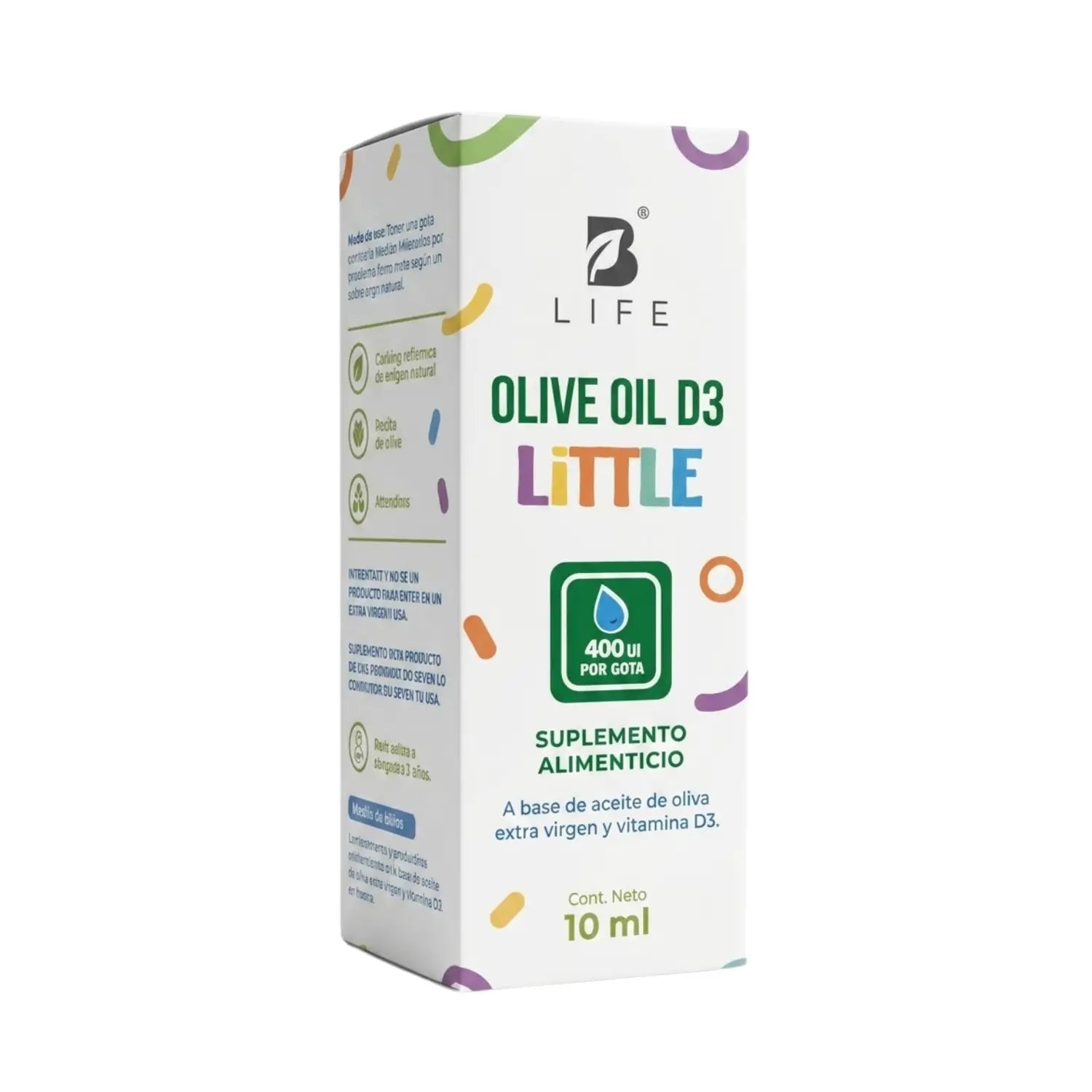 Olive oil D3 little ; 10ml, Blife.
