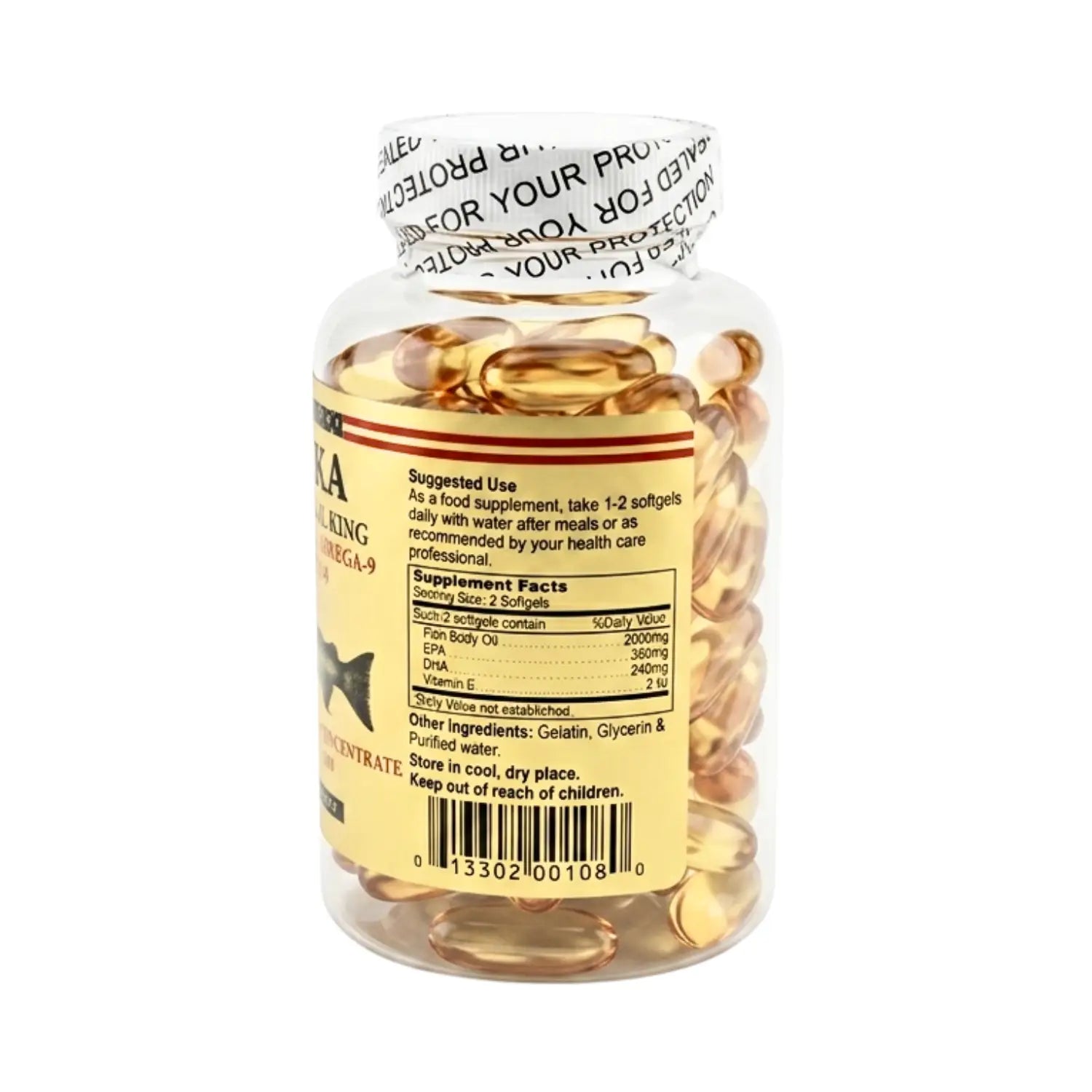 Omega 3,6, 9 ;100 Cápsulas, Alaska.