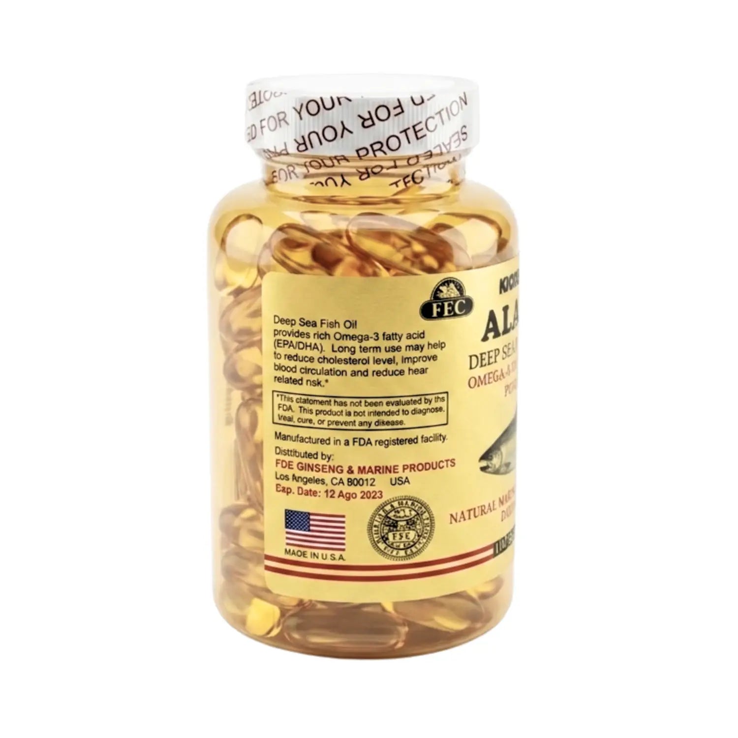 Omega 3,6, 9 ;100 Cápsulas, Alaska.