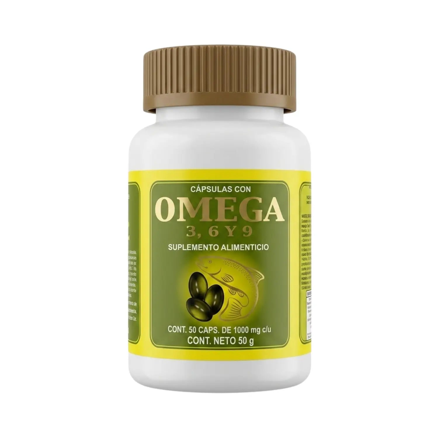Omega 3,6,9; 50 Capsulas de 1000mg, Azteca.