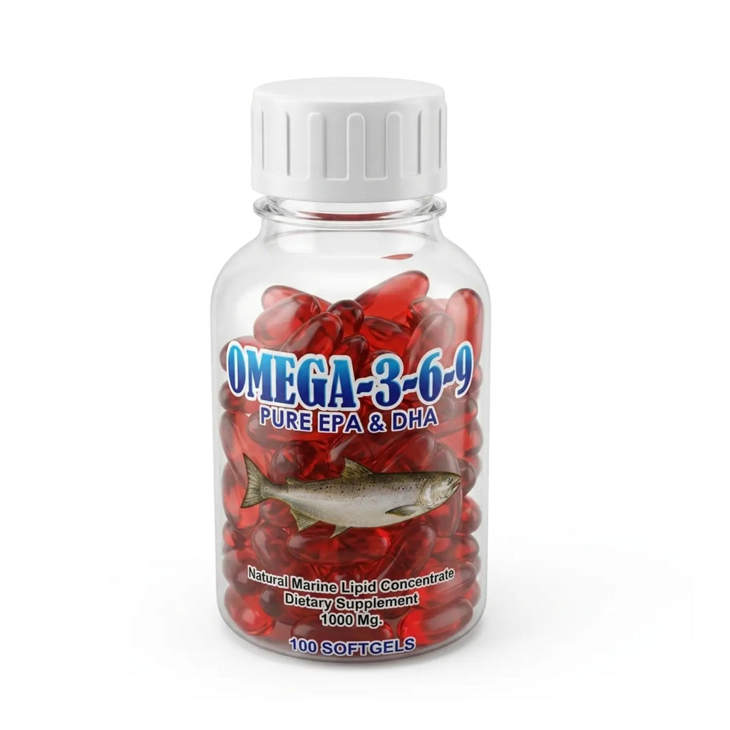 Omega 3,6,9; 100 Capsulas,Cosmo Natural.