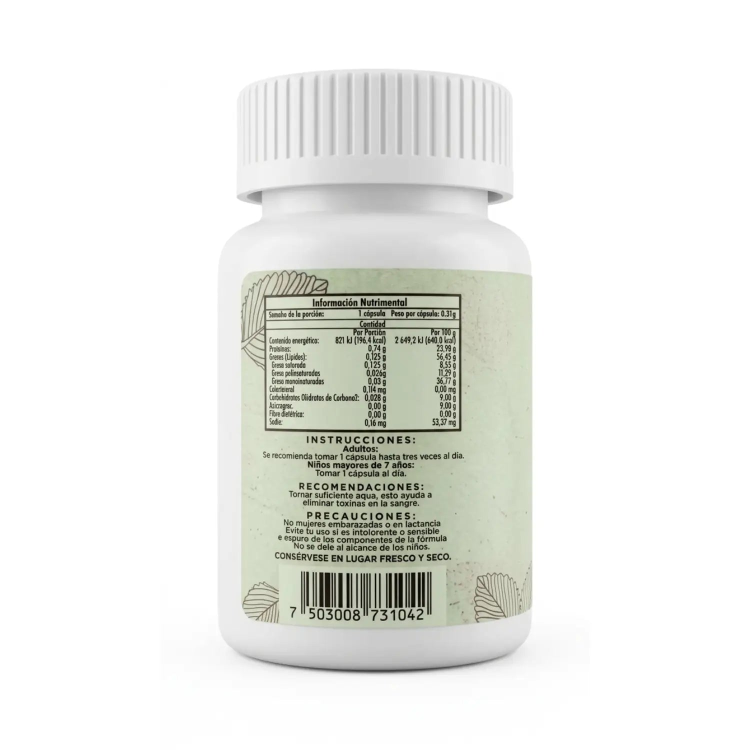 Cápsulas de orégano; 65 softgel de 200mg, Ore.