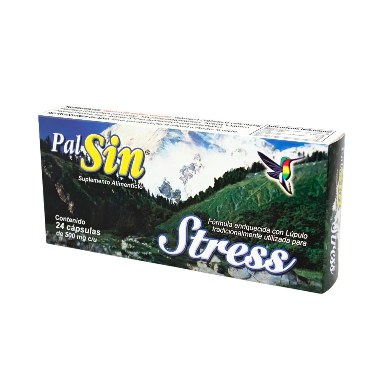 Pal Sin Stress Capsulas de Medicamentos Naturales.