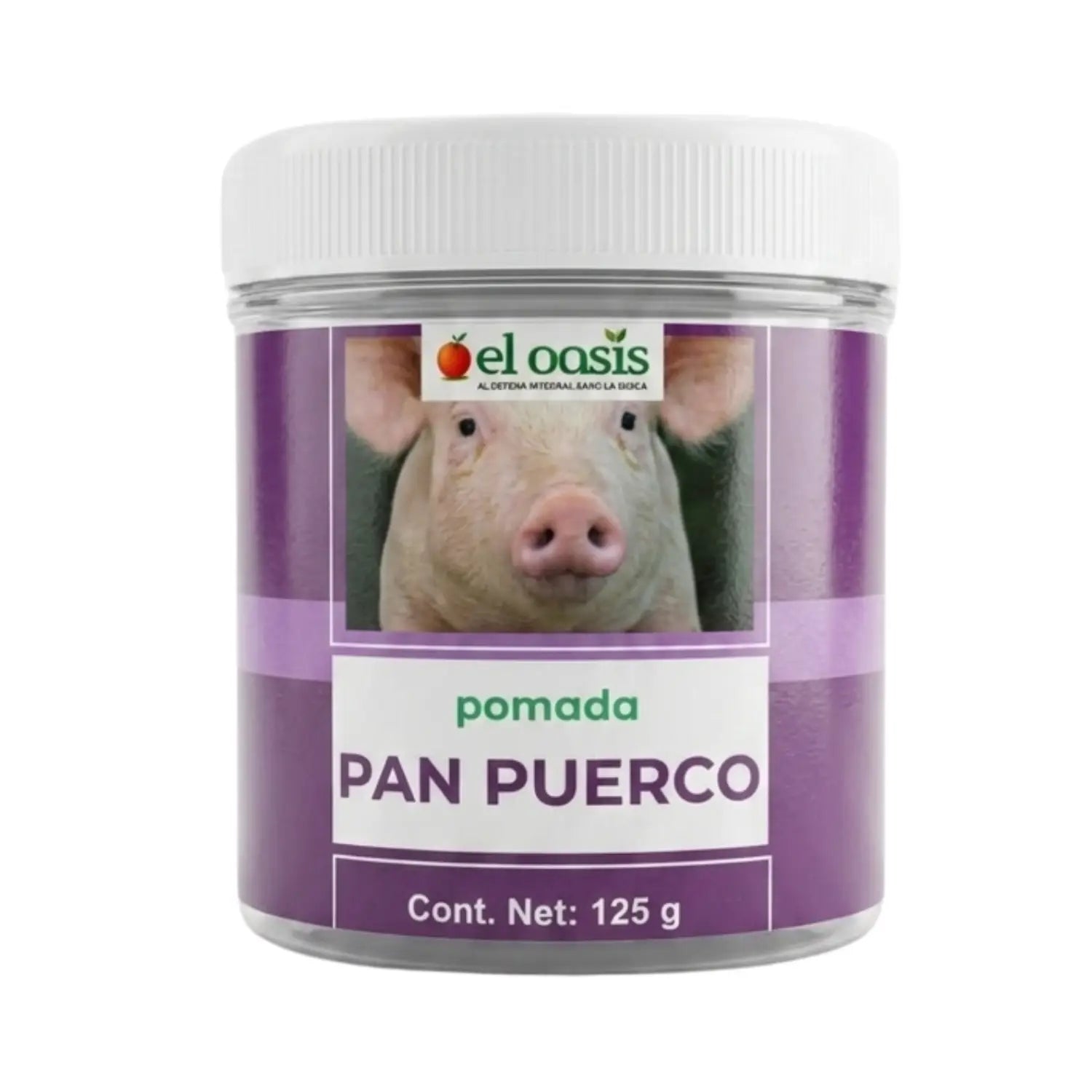 Pomada pan puerco; 125g, el oasis.
