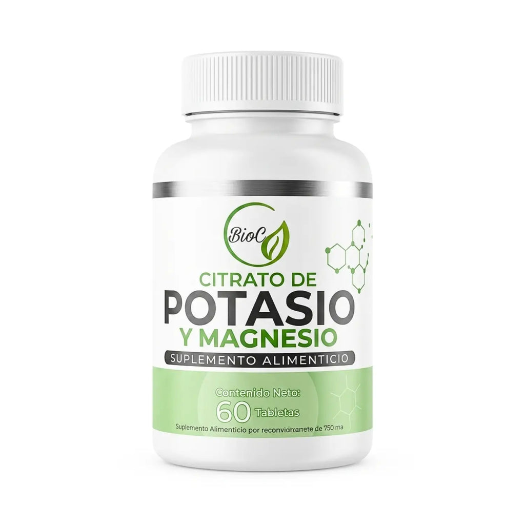 Citrato de Potasio y Magnesio; 60 Tabs 750mg; BioC