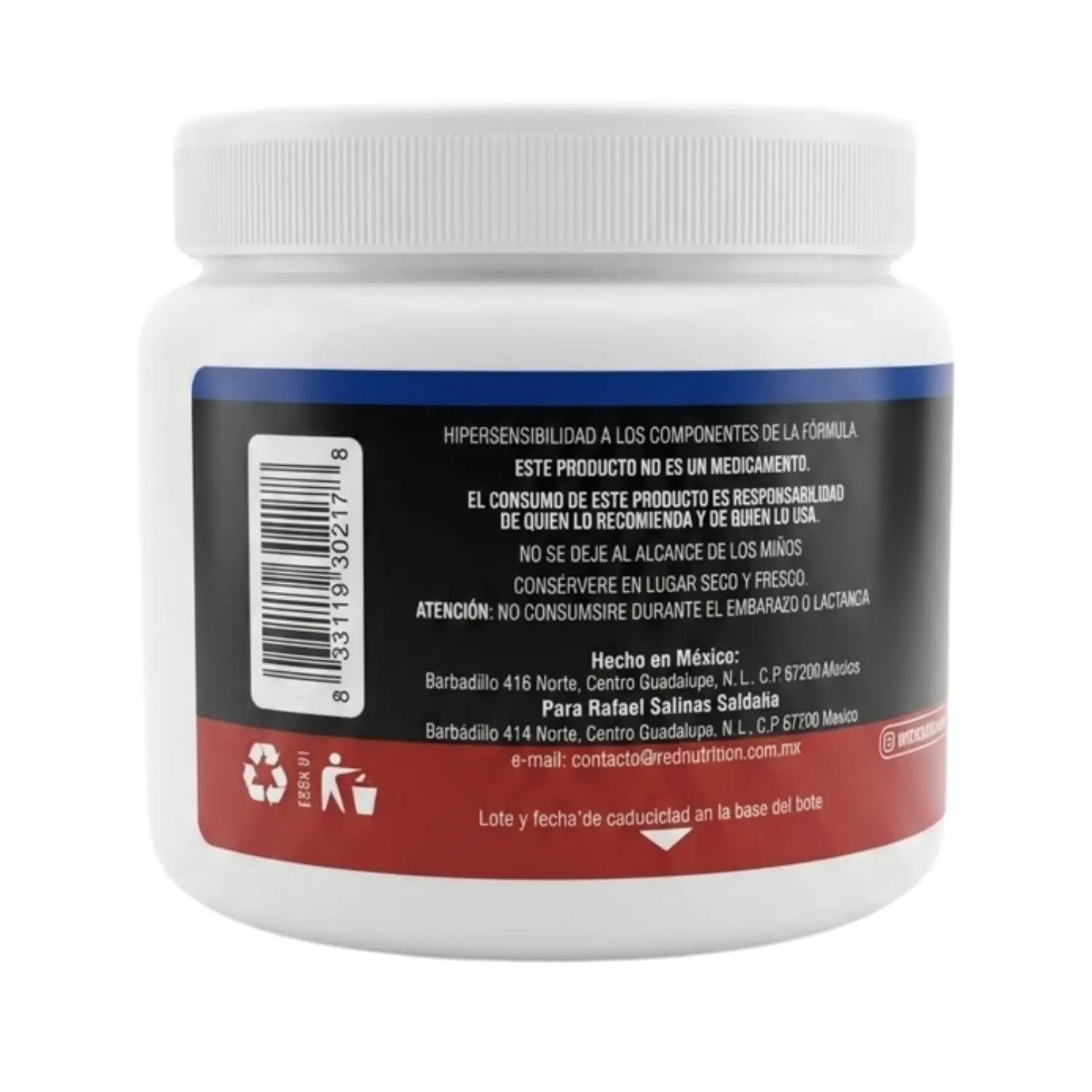 Pre-W.O Mora Azul; 180g, Red Nutrition.