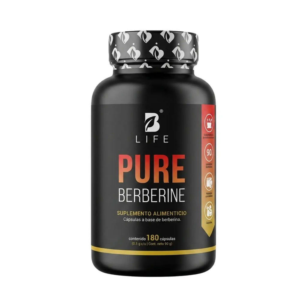 Pure berberine ; 180 cápsulas, Blife.