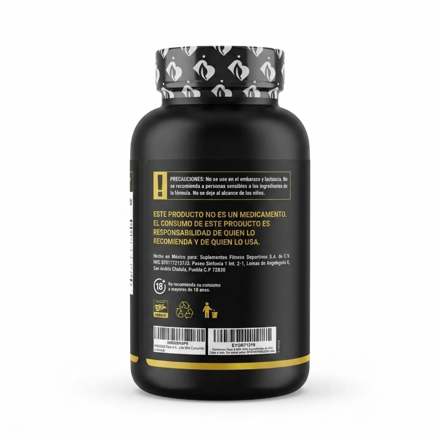 Pure curcumin ; 180 cápsulas, Blife.